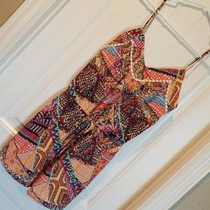 Colorful geometric romper